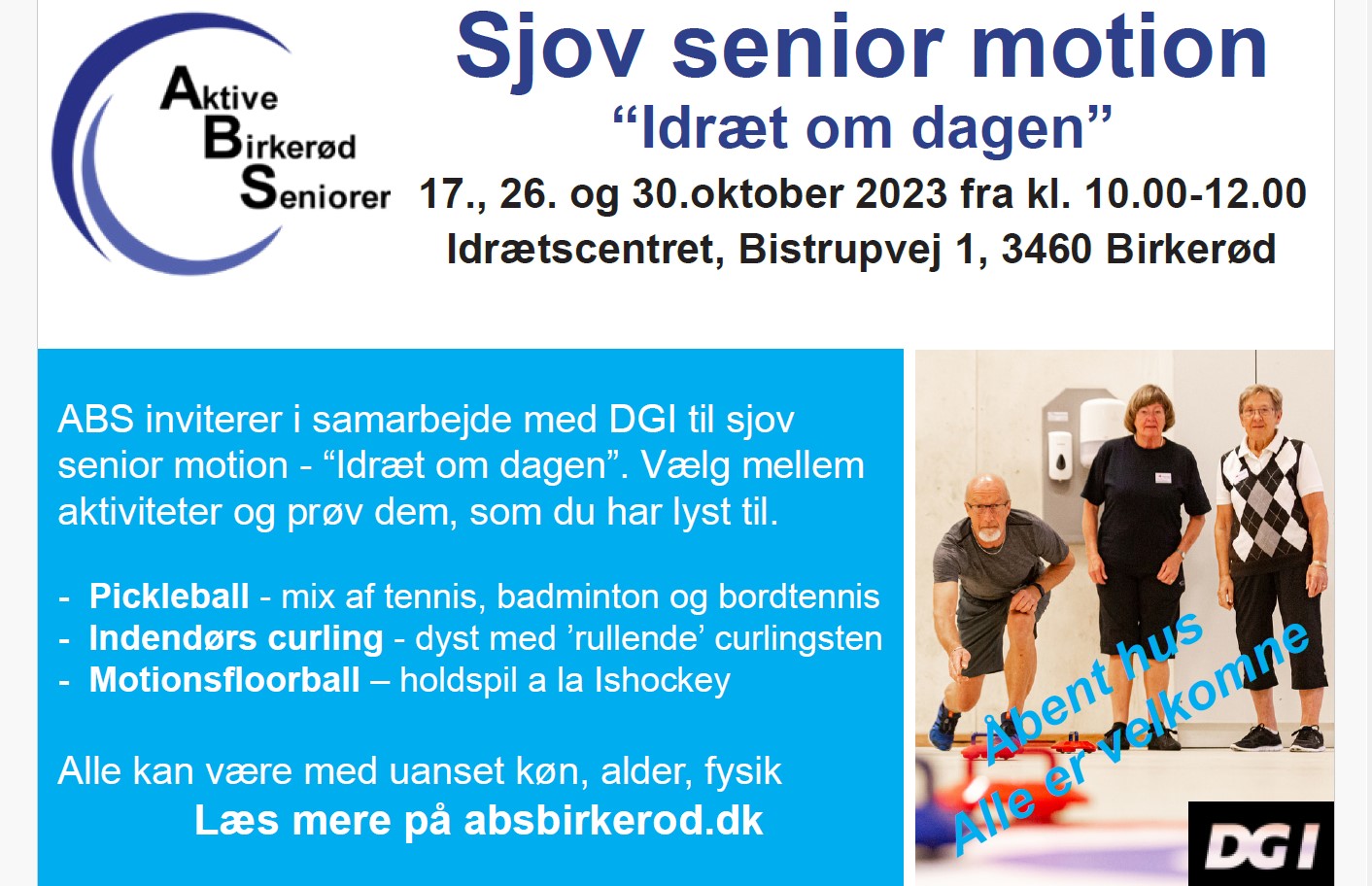 Seniormotion absbirkerød Artikel Nyhed