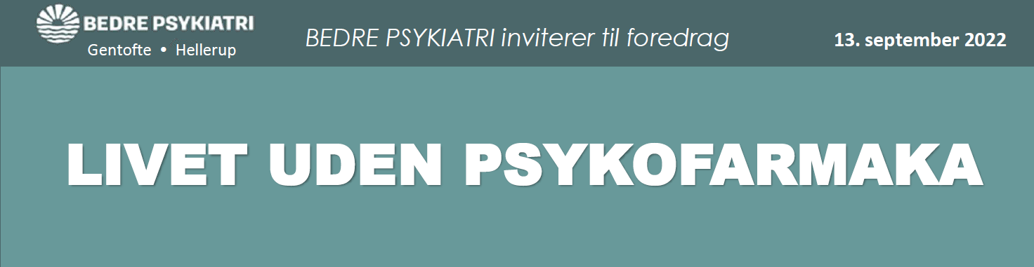 Livet uden psykofarmaka