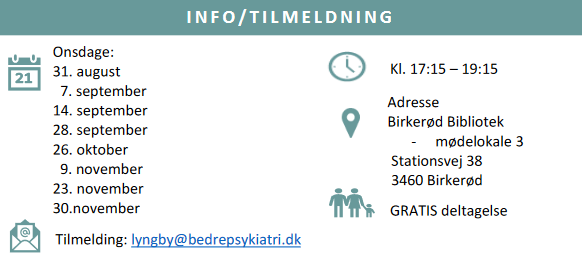Udklip Info plus tilmelding