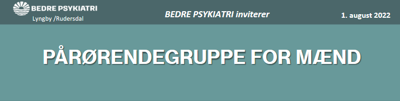 Udklip pårørendegruppe for mænd